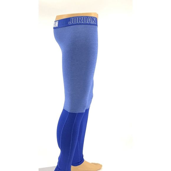 📦 NEW Mens Small NIKE JORDAN Compression Training Tights Pants Blue AO9223-493 - Picture 3 of 5